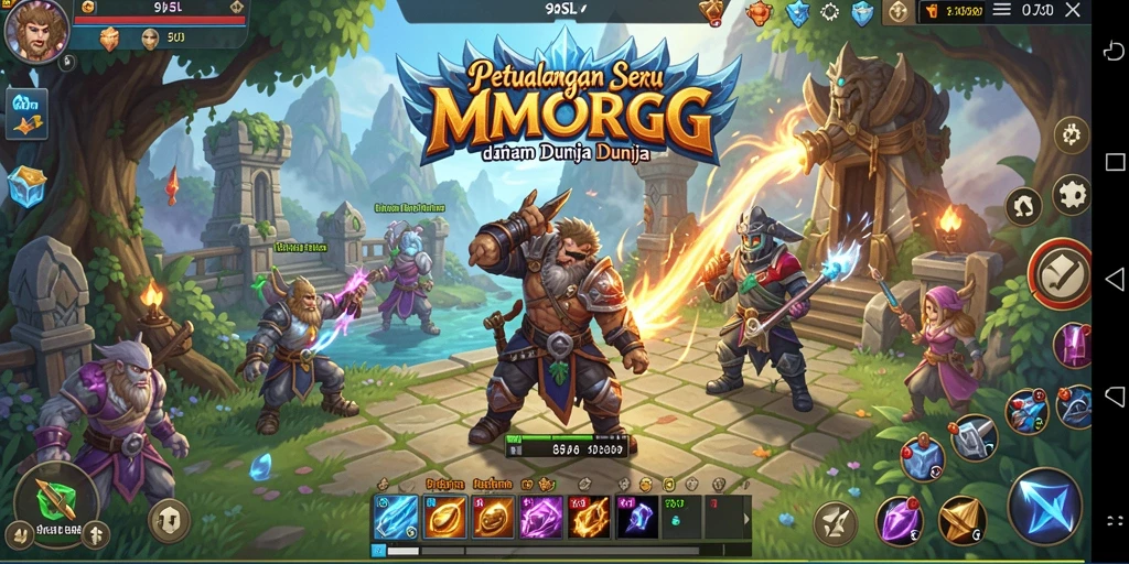 Screenshot gameplay 9SL yang menunjukkan pertarungan epik antar karakter.