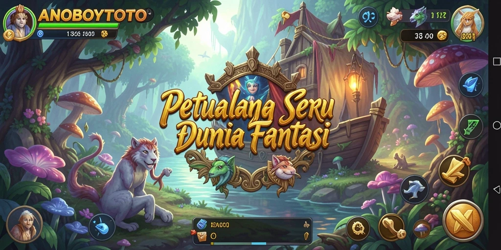 Screenshot gameplay dari ANOBOYTOTO menunjukkan aksi petualangan yang seru.