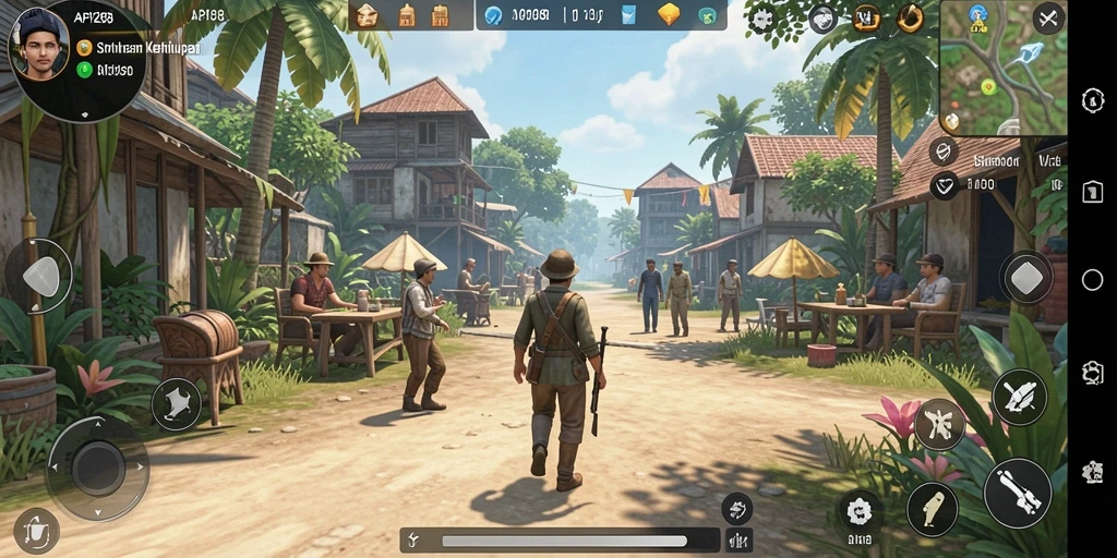 Tampilan gameplay menarik di API288 dengan simulasi kehidupan yang realistik.