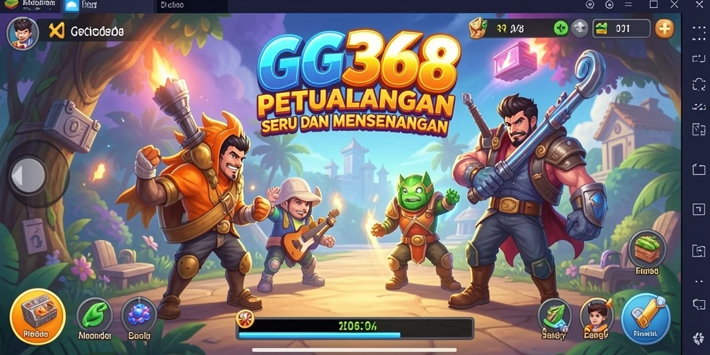 Tampilan menarik gameplay yang seru dan adiktif dari GG368.