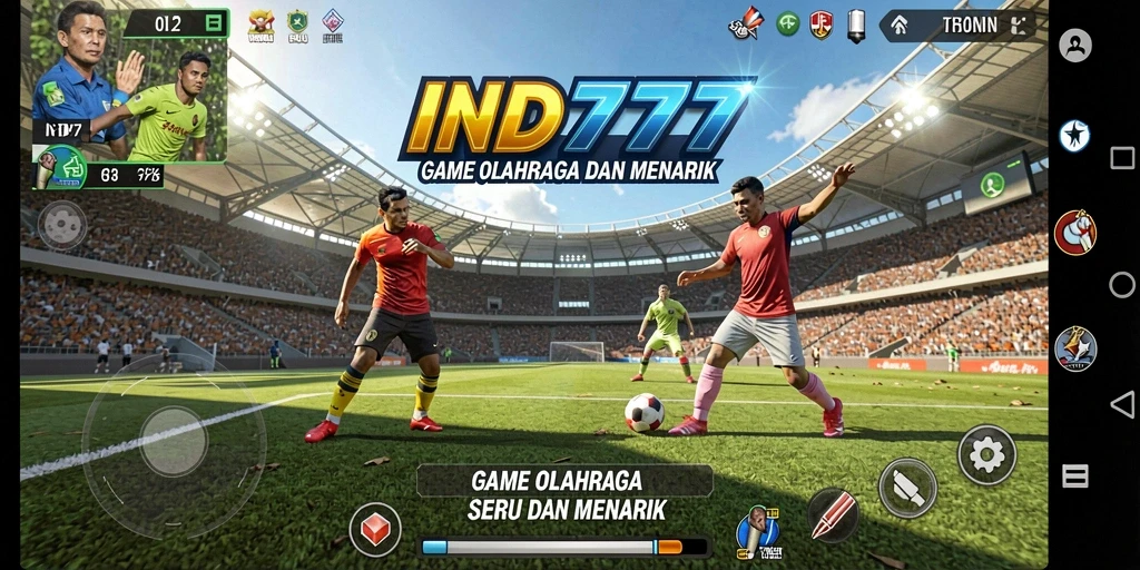 Tampilan gameplay yang menegangkan dan mendebarkan dari IND777.