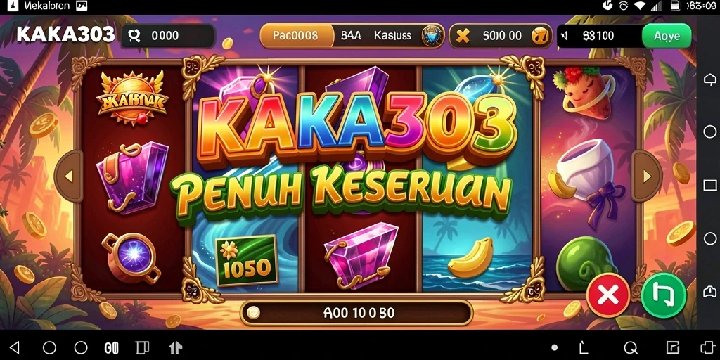 Tampilan gameplay menarik KAKA303 dengan mesin Slot yang beragam.
