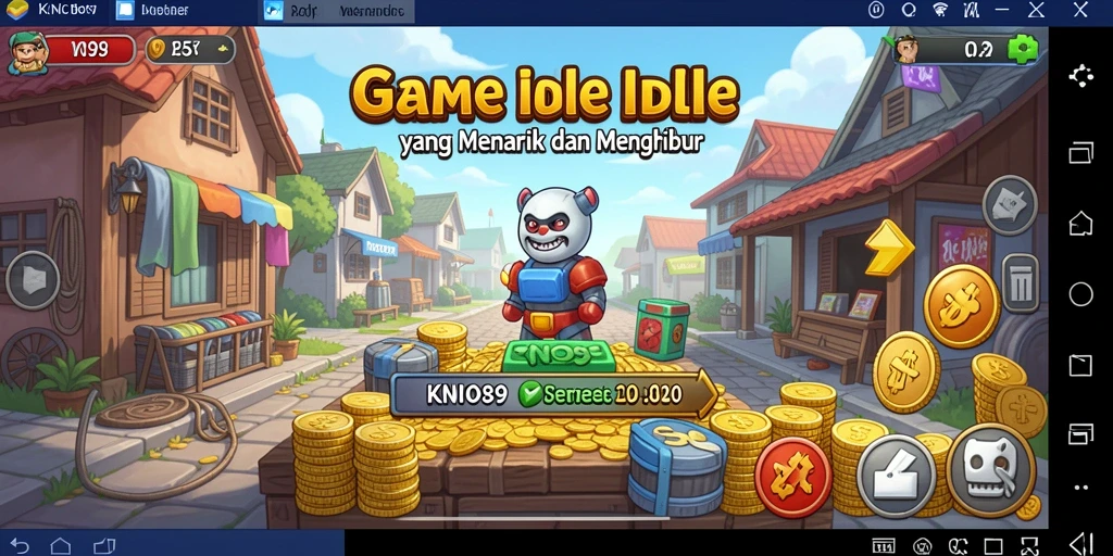Tampilan gameplay KNO89 yang menarik dan penuh warna.