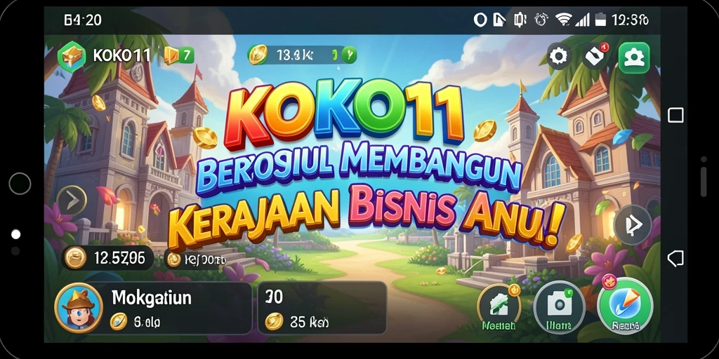 Tampilan gameplay KOKO11 yang seru dan menantang di dunia Tycoon.