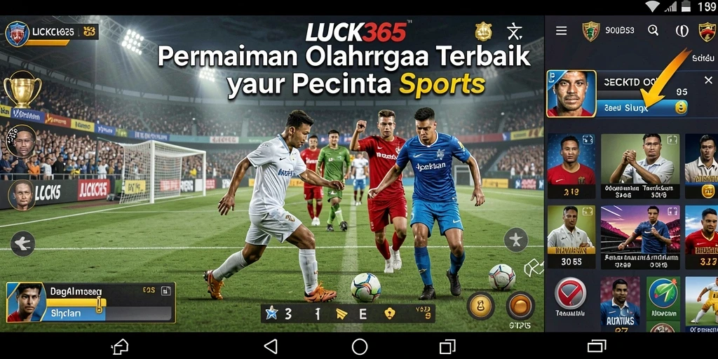 Tampilan gameplay seru di LUCK365 dengan berbagai cabang olahraga.
