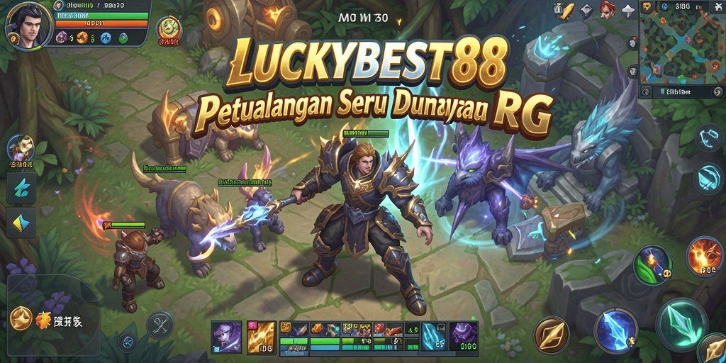 Gameplay mendebarkan dalam dunia RPG yang luas.