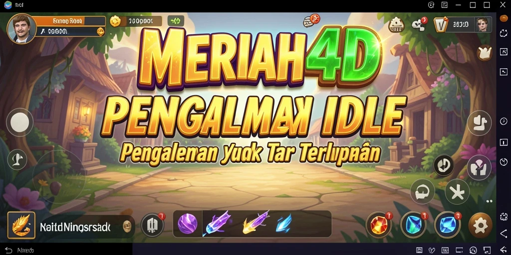 Tampilan gameplay MERIAH4D yang penuh warna dan menarik.