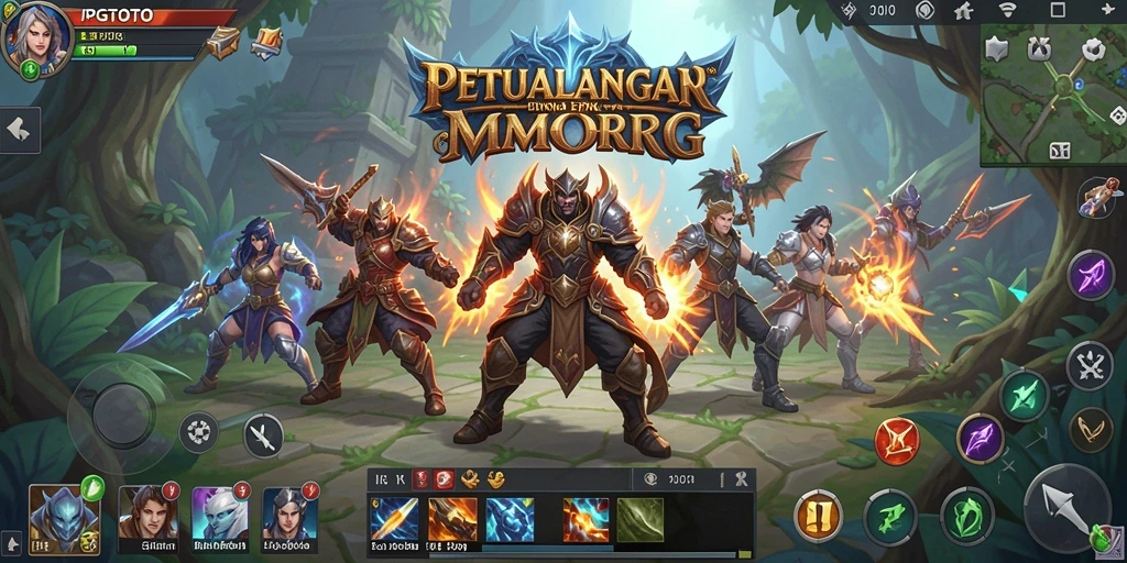 Gameplay seru PGTOTO dalam dunia MMORPG yang luas dan penuh tantangan.
