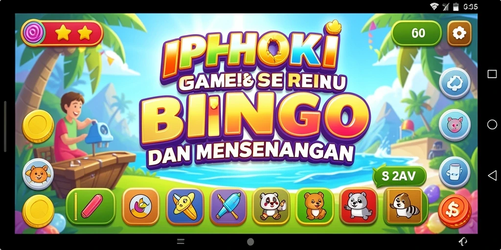 Gameplay seru dalam aplikasi Bingo PPHOKI yang menarik.