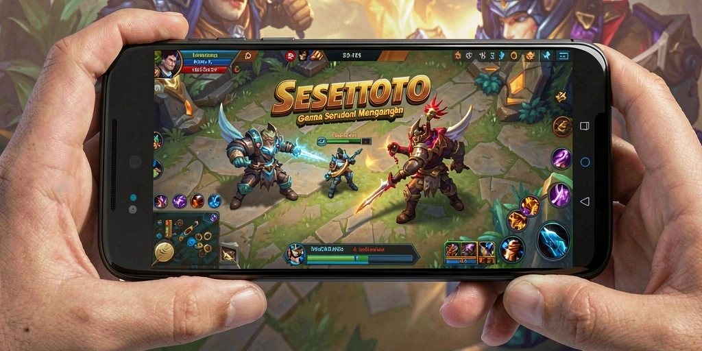 Gameplay seru SESETOTO yang mengasyikkan dan kompetitif.