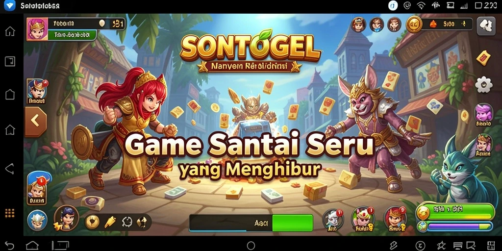 Gameplay seru SONTOGEL dengan grafis menarik.