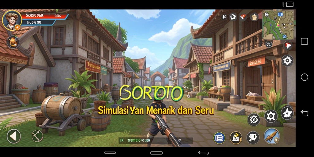 Tangkapan layar menunjukkan gameplay seru dari SORTOTO yang menarik dan interaktif.
