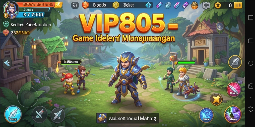 Screenshot VIP805 menunjukkan gameplay yang menarik dan menantang.