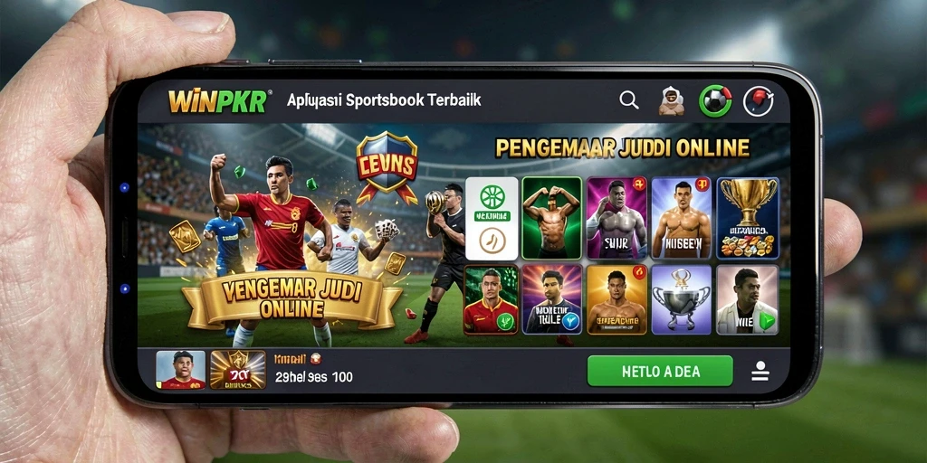 Tampilan gameplay yang menarik dan interaktif dari WINPKR di Sportsbook.