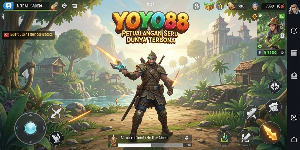 Gameplay seru di dunia terbuka YOYO88 yang penuh petualangan.