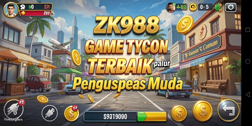 Tampilan gameplay menarik dan penuh tantangan di ZK988.