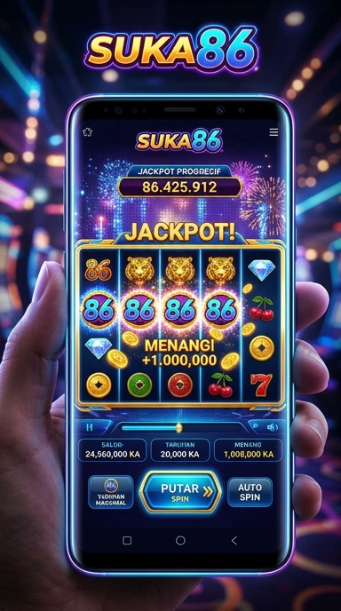 Tampilan antarmuka suka86 yang sederhana dan menarik.